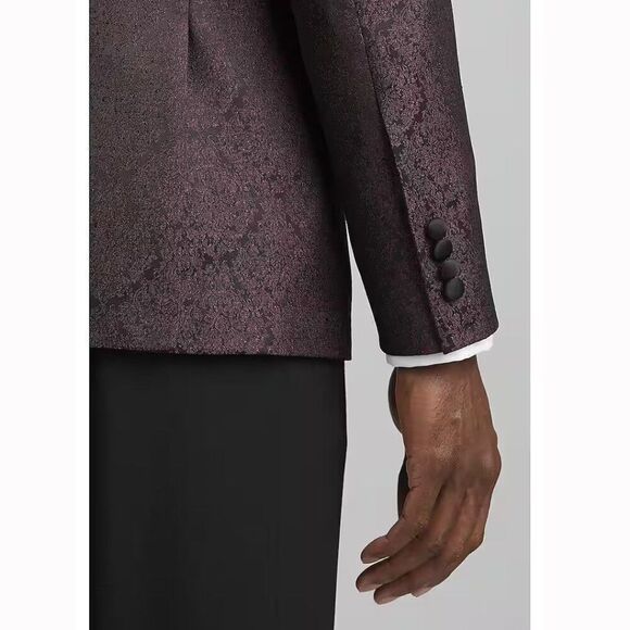 Jos A Bank Floral Formal Dinner Jacket Blazer 40R Slim Fit‎ D070448 16U0 - Picture 5 of 9